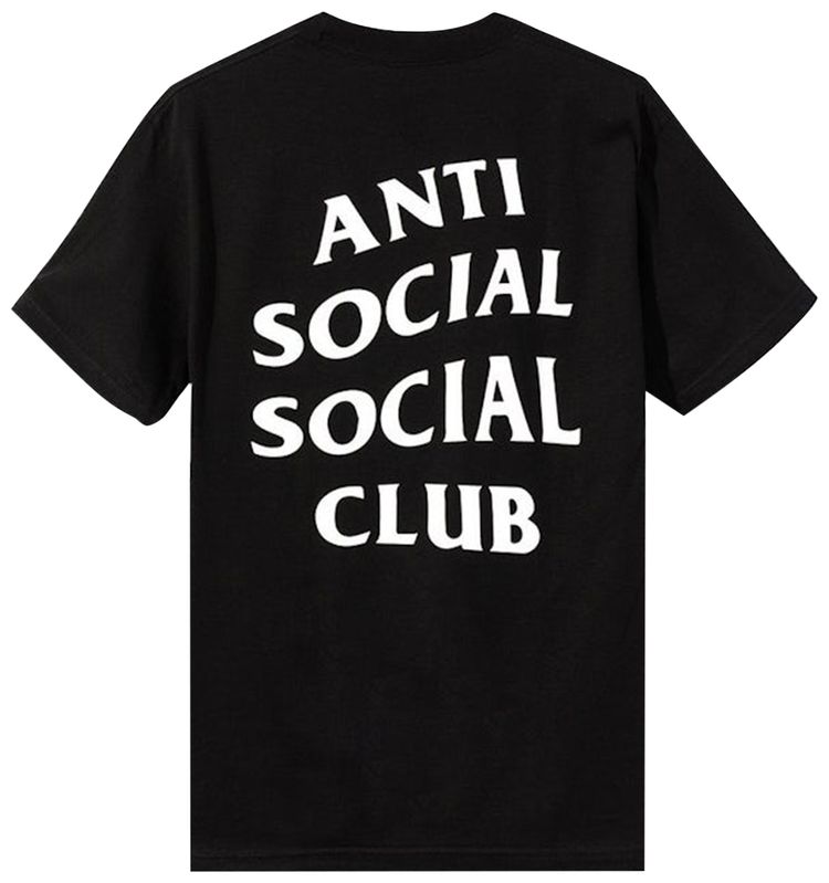 Anti Social Social Club Sports Logo T Shirt Black