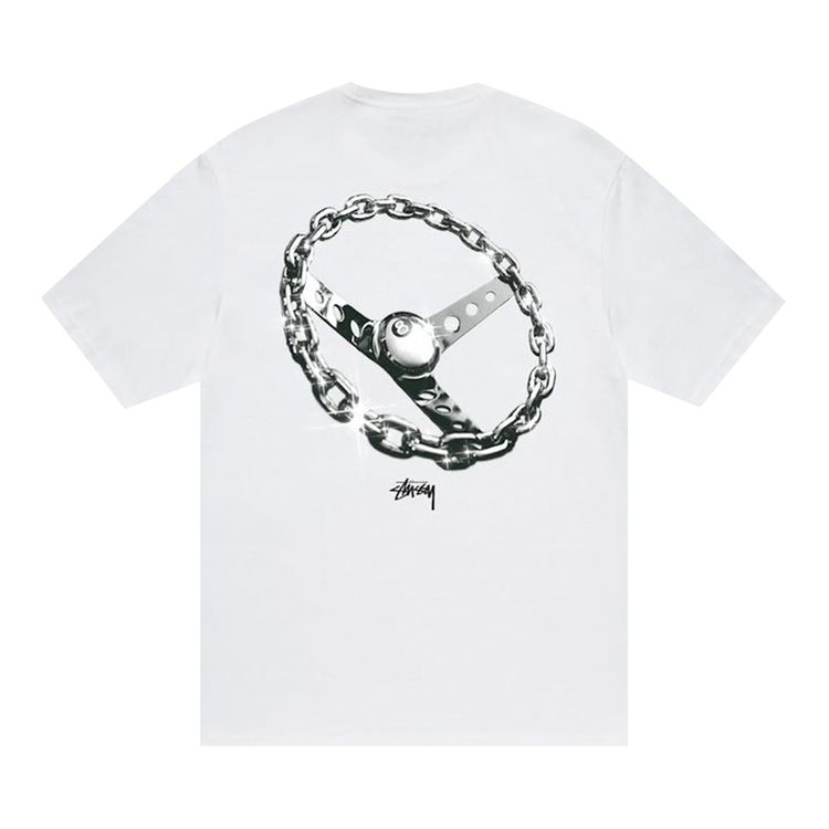 Stussy Chain Link T Shirt White