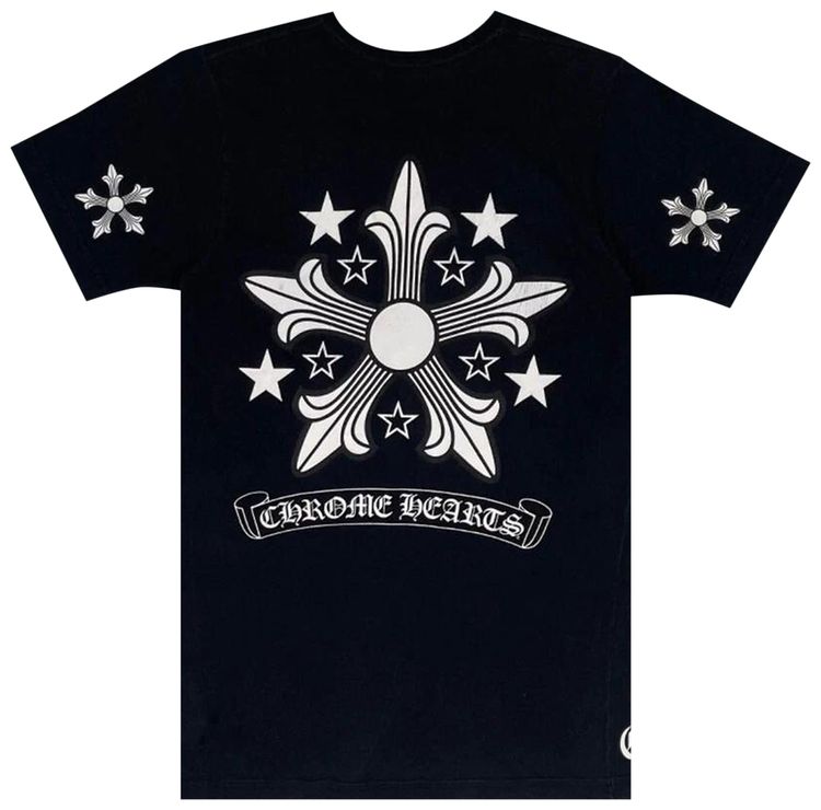 Chrome Hearts Star Cross Tee Black