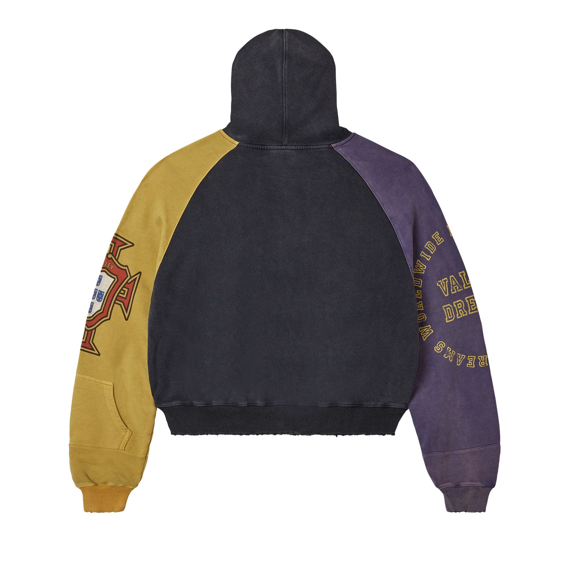VALE FOREVER パーカー Buy Vale Forever Crest Zip Up 'Purple/Black/Yellow' - VALE