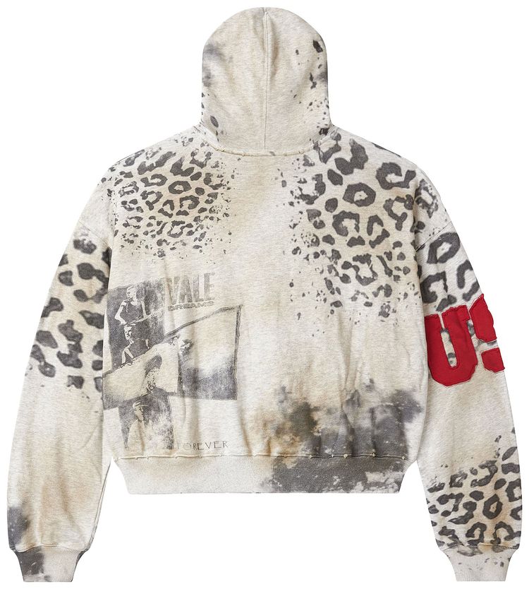 Vale Forever Cheetah Zip Up Grey