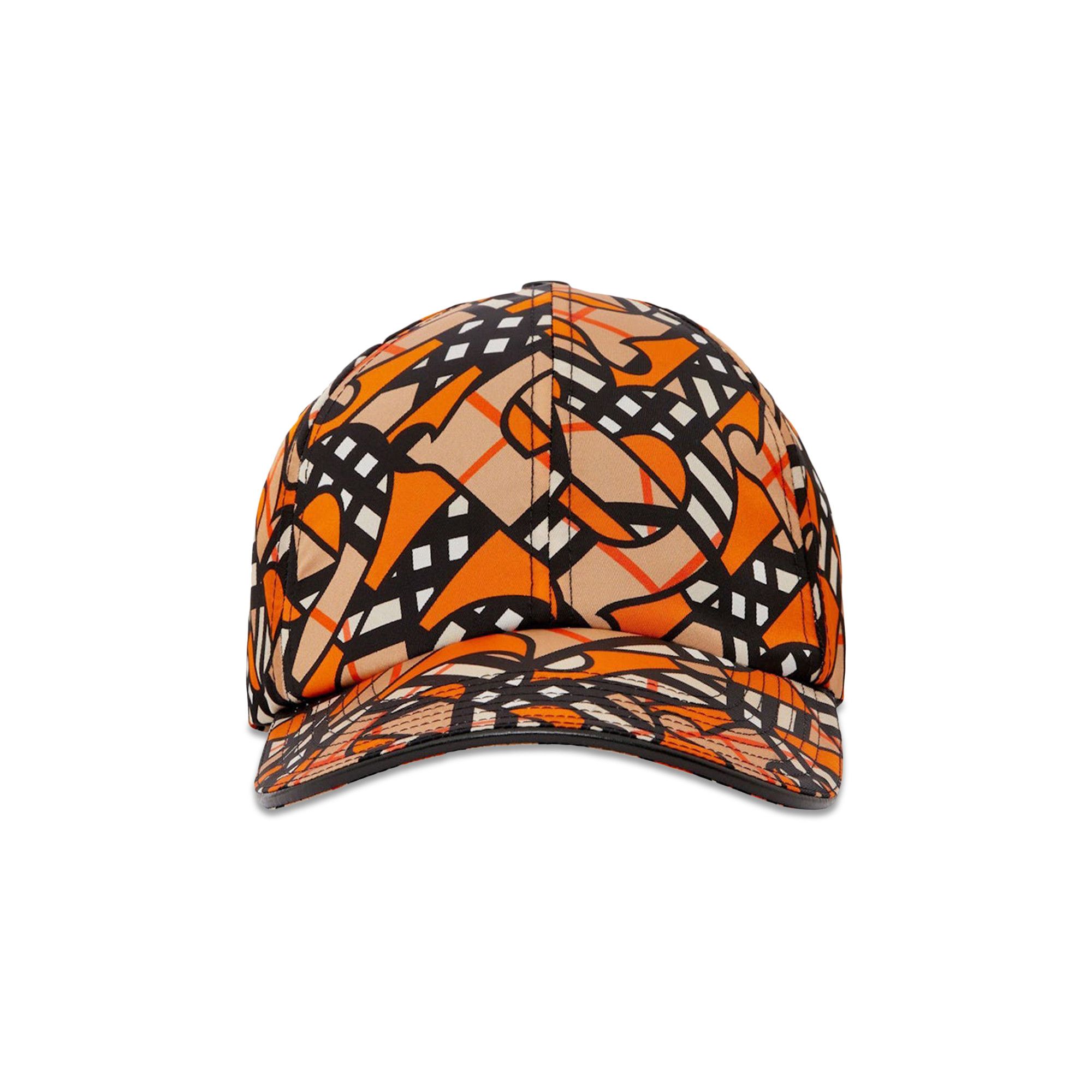 Buy Burberry Monogram Print Baseball Cap 'Orange' - 8056544 | GOAT