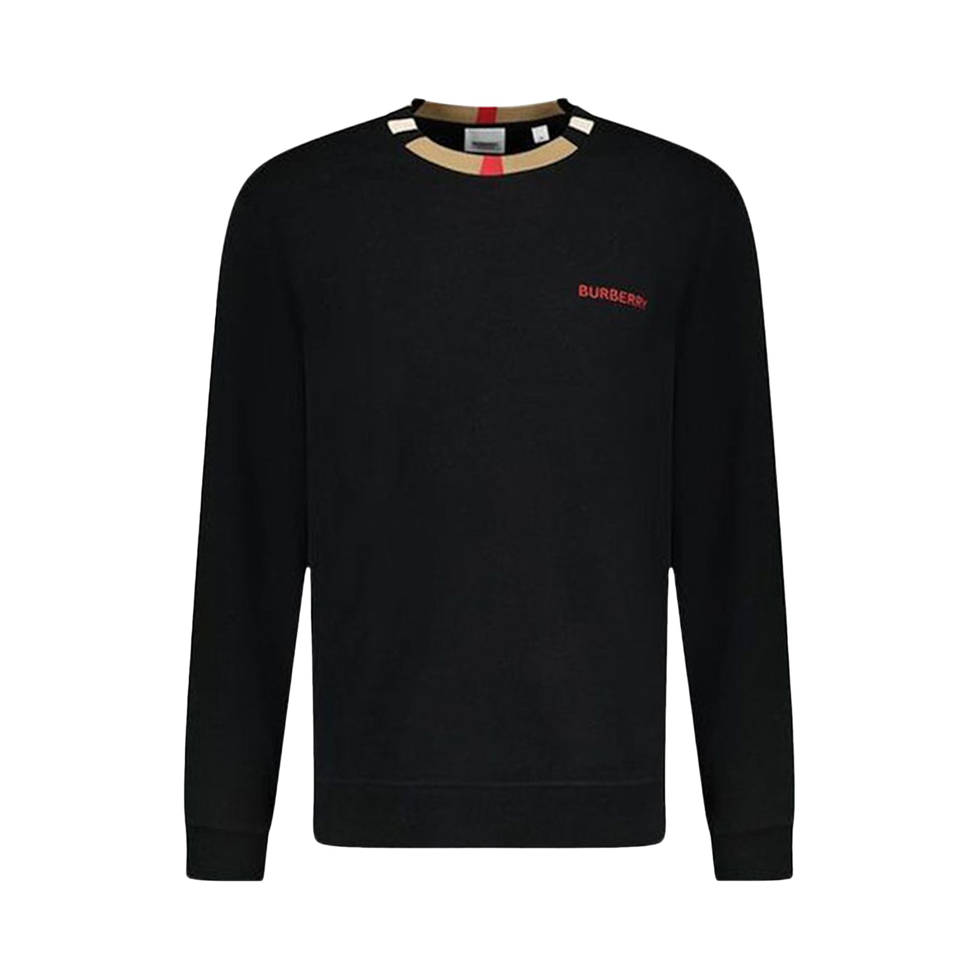 Buy Burberry Icon Long Sleeve T-Shirt 'Black' - 8075187 | GOAT