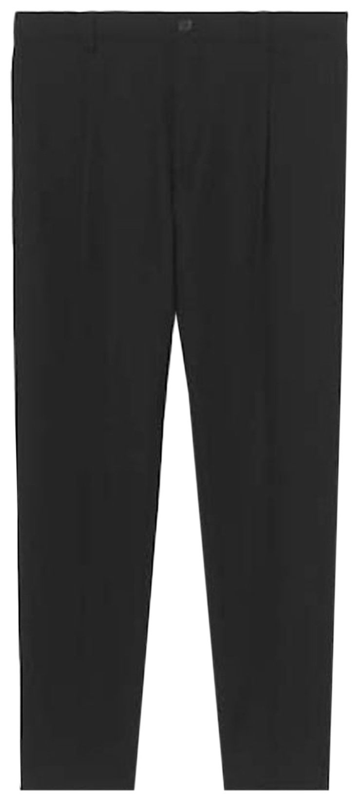 Burberry Wool Blend Casual Pants Black