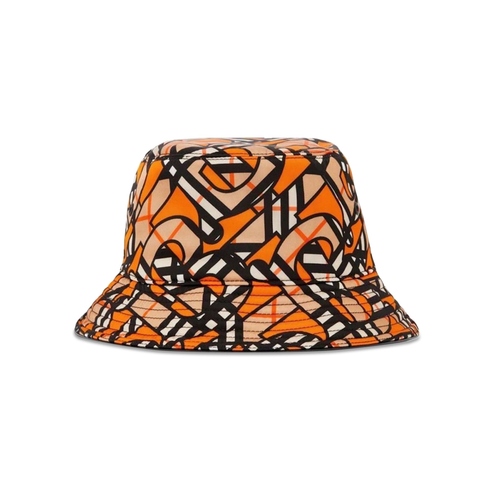 帽子 Burberry MonogramPrint Bucket Hat Orange Achetez des Burberry Monogram Print Bucket Hat 'Orange' - 8056546
