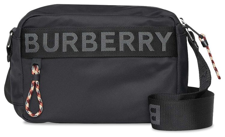 Burberry ECONYL Logo Crossbody Black