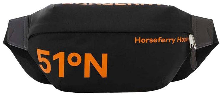 Burberry Medium Coordinates Belt Bag BlackOrange