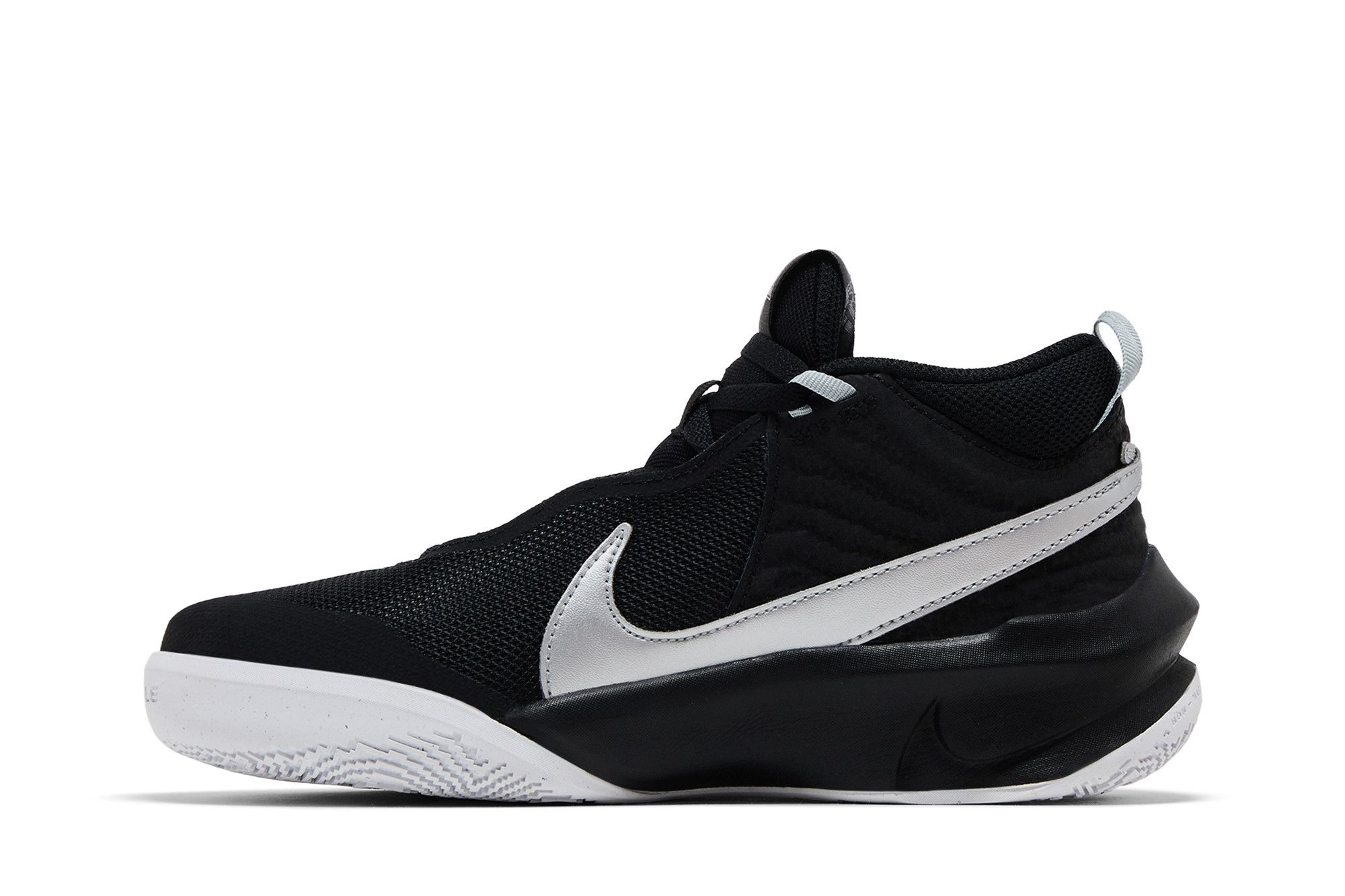 Buy Nike Team Hustle D10 GS 'Black Metallic Silver' - CW6735 004