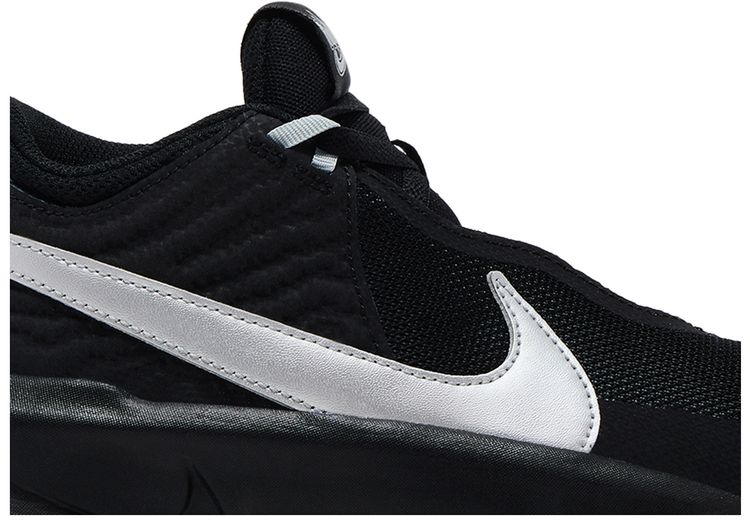Nike Team Hustle D10 GS Black Metallic Silver