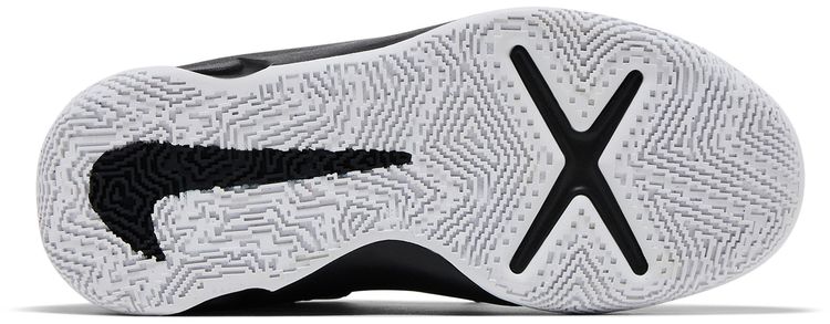 Nike Team Hustle D10 GS Black Metallic Silver