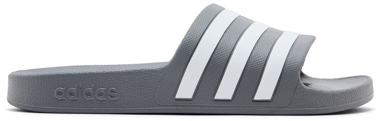 Adidas Adilette Aqua Slides Grey