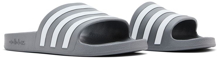 Adidas Adilette Aqua Slides Grey
