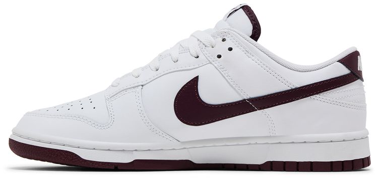 Nike Dunk Low White Night Maroon