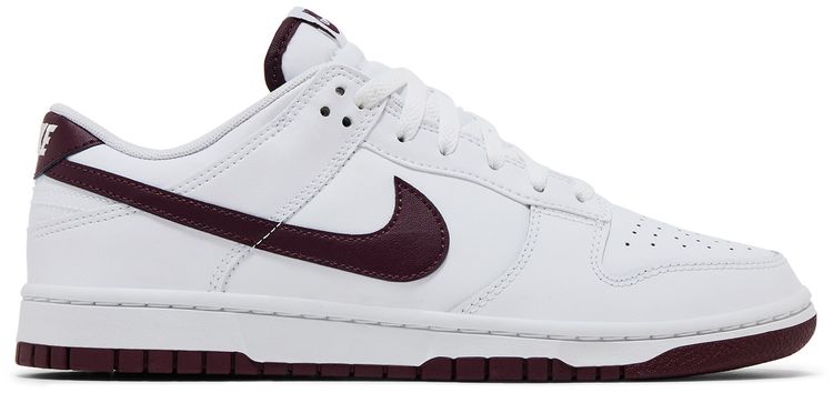 Nike Dunk Low White Night Maroon