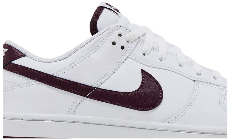 Nike Dunk Low White Night Maroon