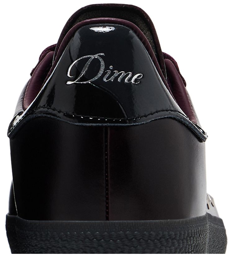 Dime x adidas Gazelle ADV Maroon Silver Metallic Studs