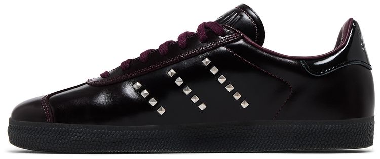 Dime x adidas Gazelle ADV Maroon Silver Metallic Studs