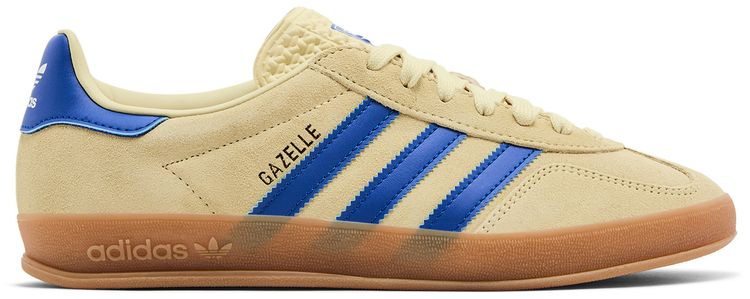 Adidas Gazelle Indoor Powder Yellow Royal Blue