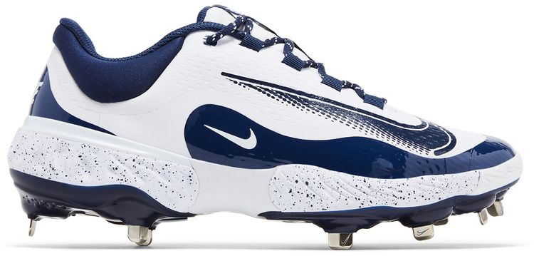 Nike Alpha Huarache Elite 4 Low White Midnight Navy