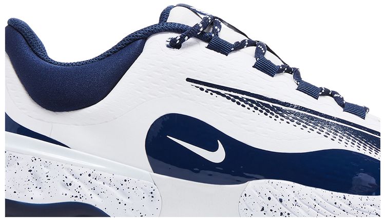 Nike Alpha Huarache Elite 4 Low White Midnight Navy