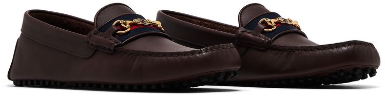 Gucci Driver Horsebit   Brown