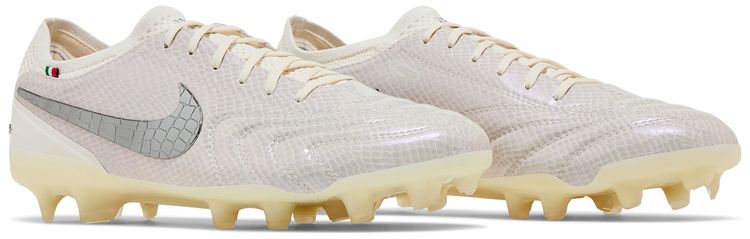 Nike Tiempo Legend 10 Elite Luxe FG Made in Italy Montebelluna White