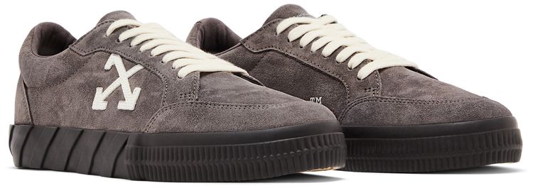 Off White Vulc Sneaker Dark Grey White