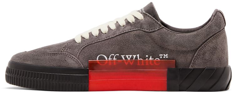 Off White Vulc Sneaker Dark Grey White