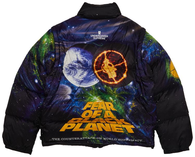 Supreme x Public Enemy x Undercover Puffer Jacket Black