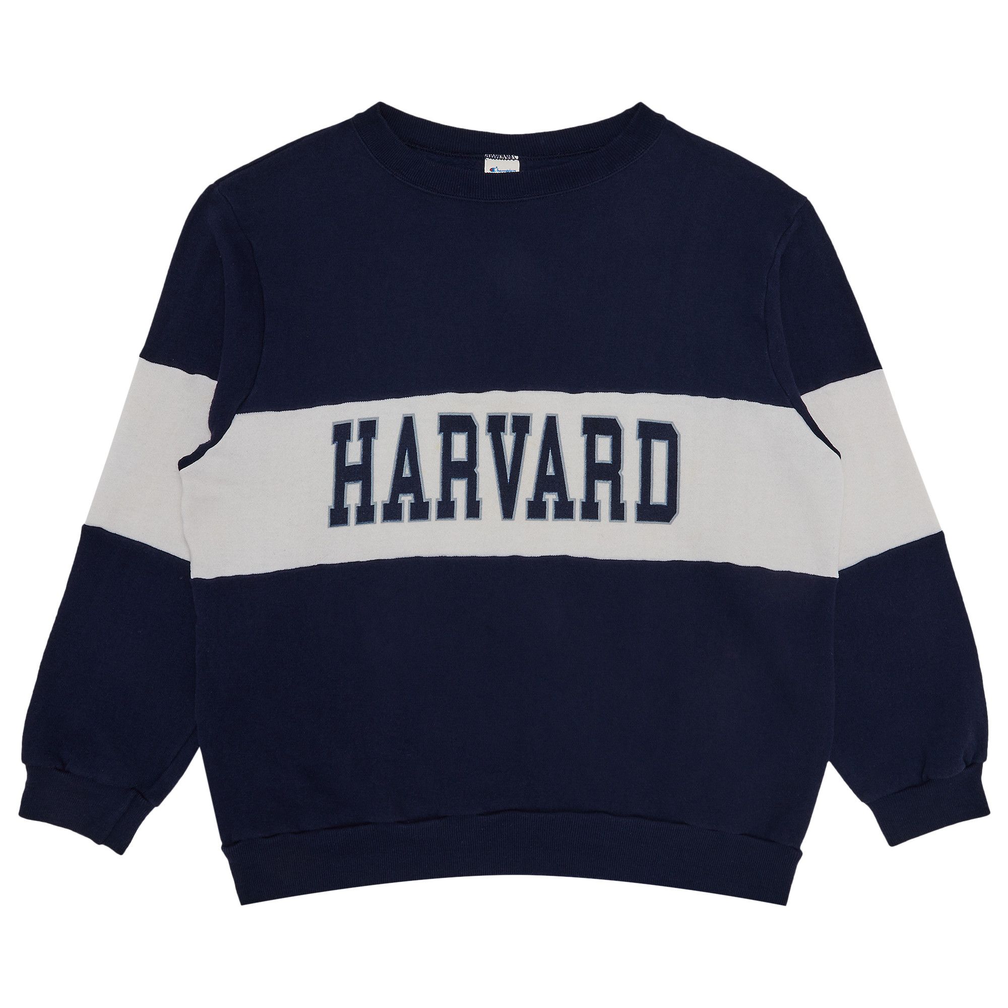 80s Champion®︎ HARVARD Navy Shirt Buy Vintage 80s Champion Harvard Crewneck 'Navy' - 00301