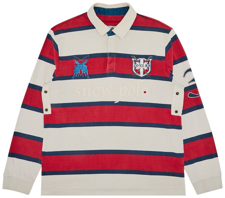 Vintage Polo Ralph Lauren Snow Polo St Moritz Rugby RedWhite