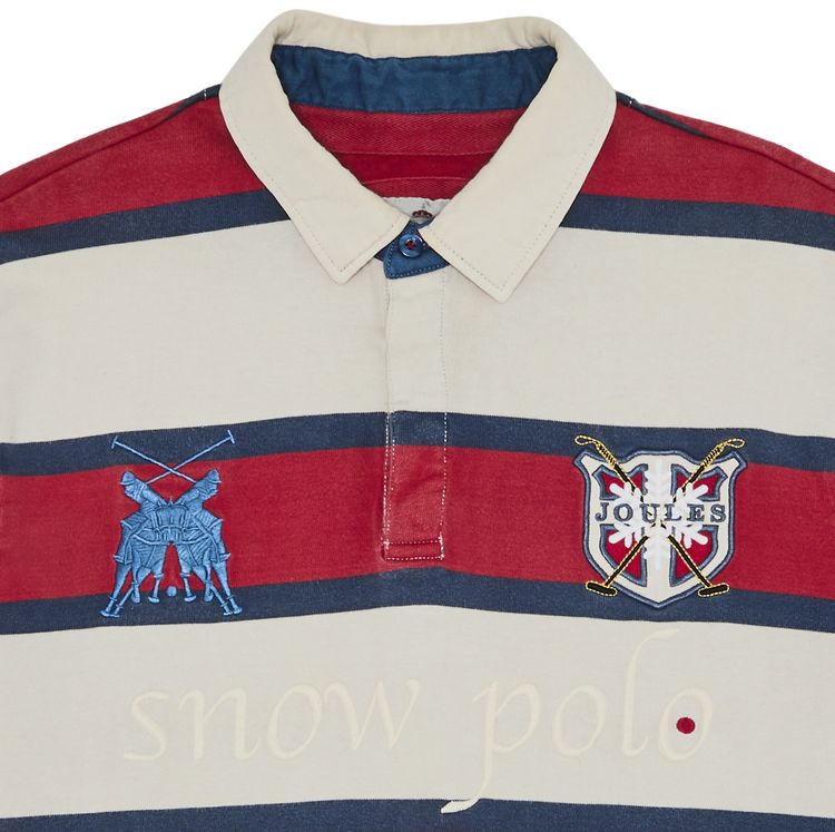 Vintage Polo Ralph Lauren Snow Polo St Moritz Rugby RedWhite