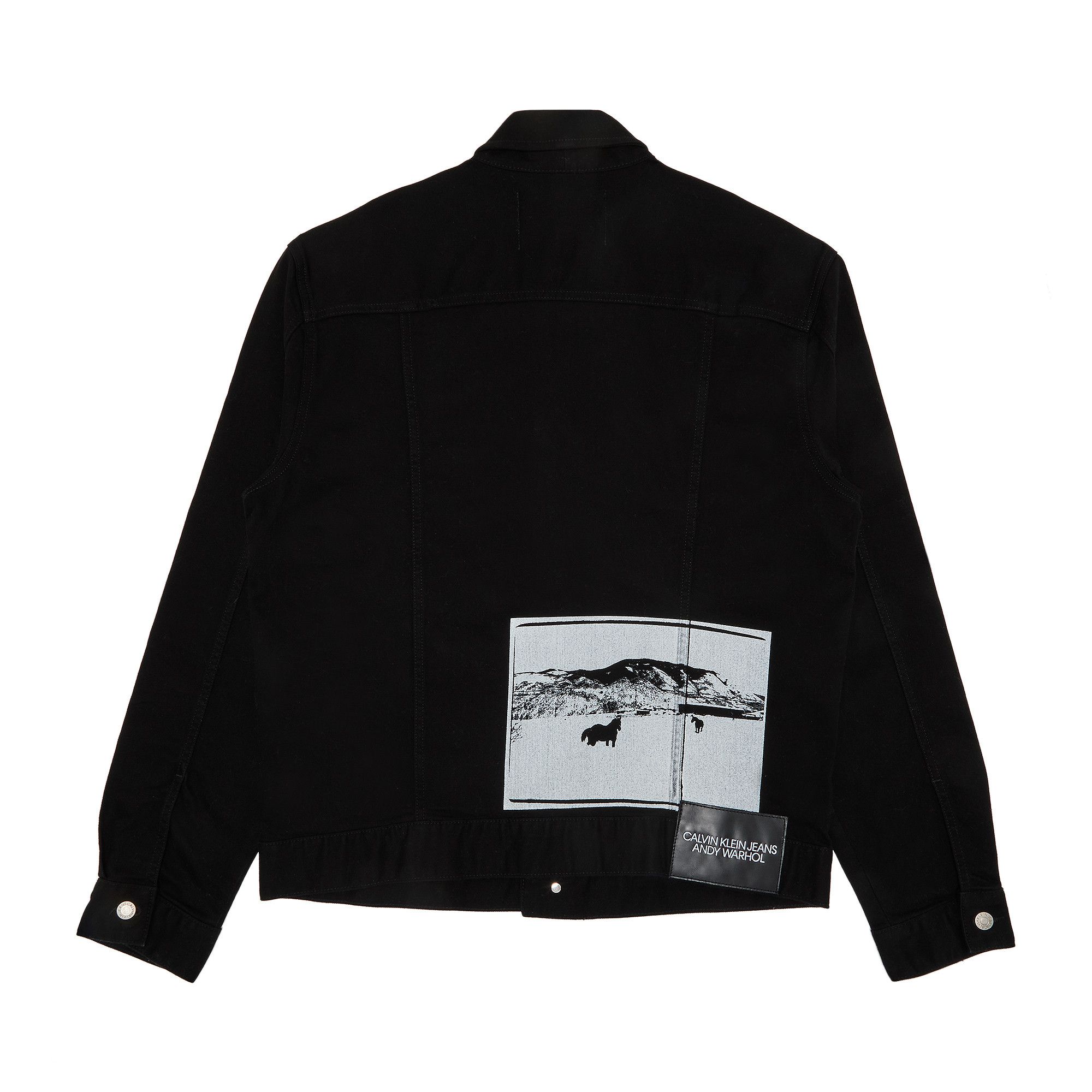 Gジャン/デニムジャケット  205w39nyc Andywarhol Buy Pre-Owned Calvin Klein Andy Warhol Denim Jacket 'Black