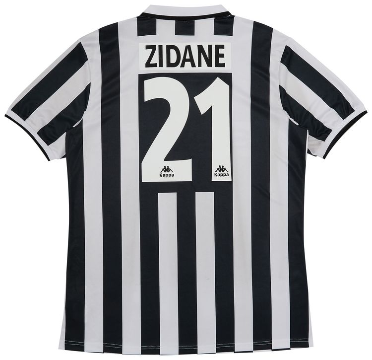Vintage Juventus Zinedine Zidane Home Jersey BlackWhite