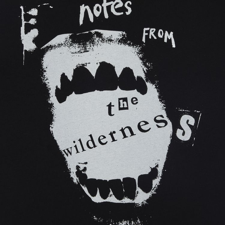 Vintage Burberry Notes From the Wilderness Tee Black