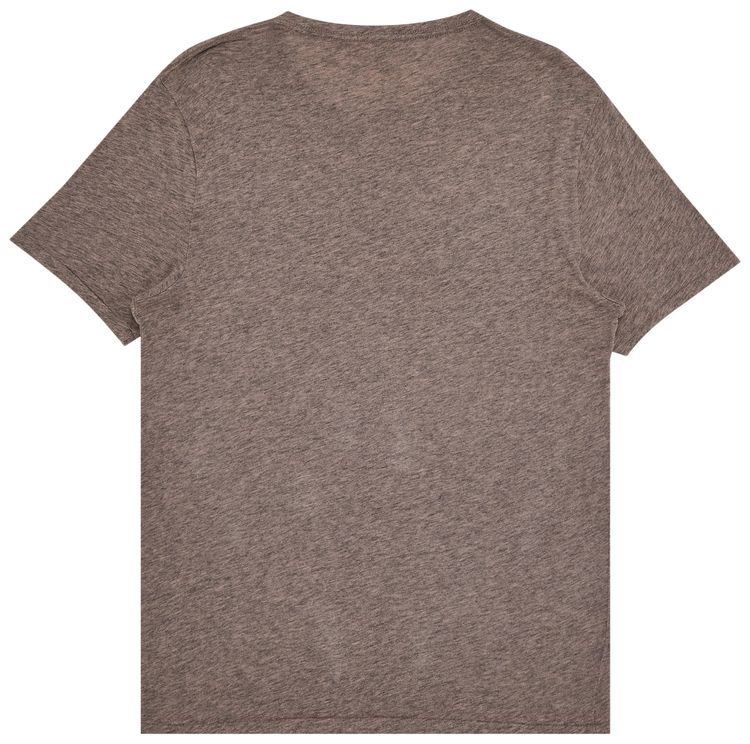 Vintage Burberry Equestrian Knight Device Tee Grey Melange