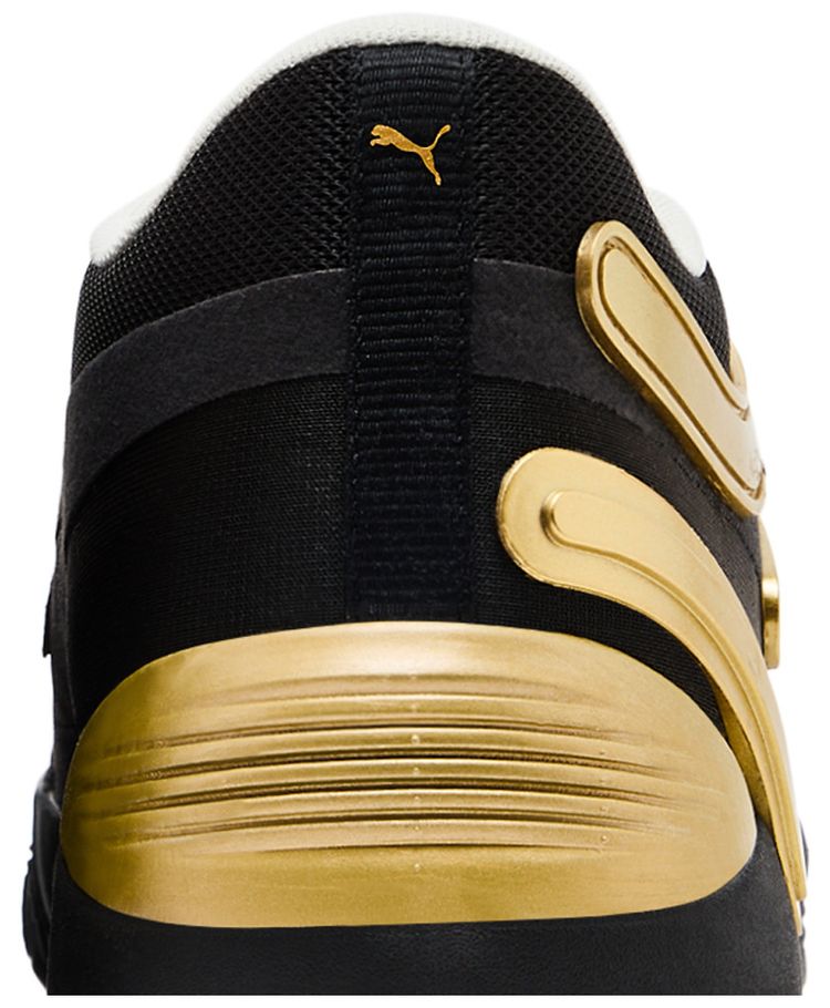 Puma TRC Blaze Court Black Metallic Gold