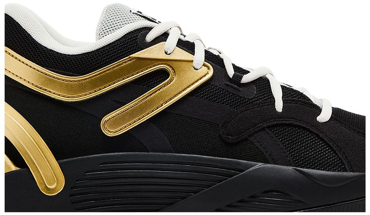 Puma TRC Blaze Court Black Metallic Gold