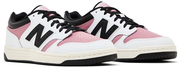 New Balance 480 White Rosewood Black