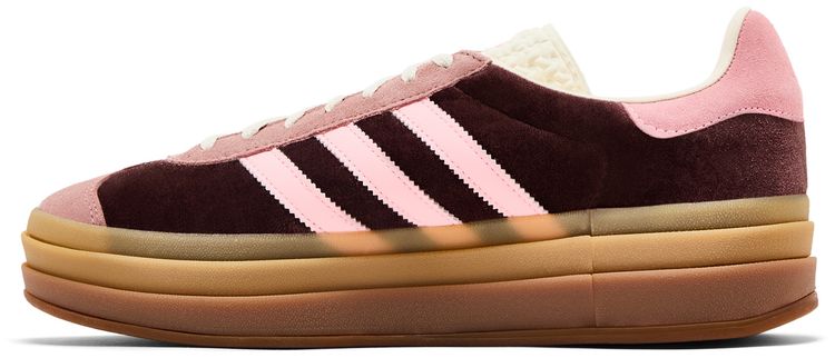 Adidas Wmns Gazelle Bold Shadow Brown Glow Pink Velvet