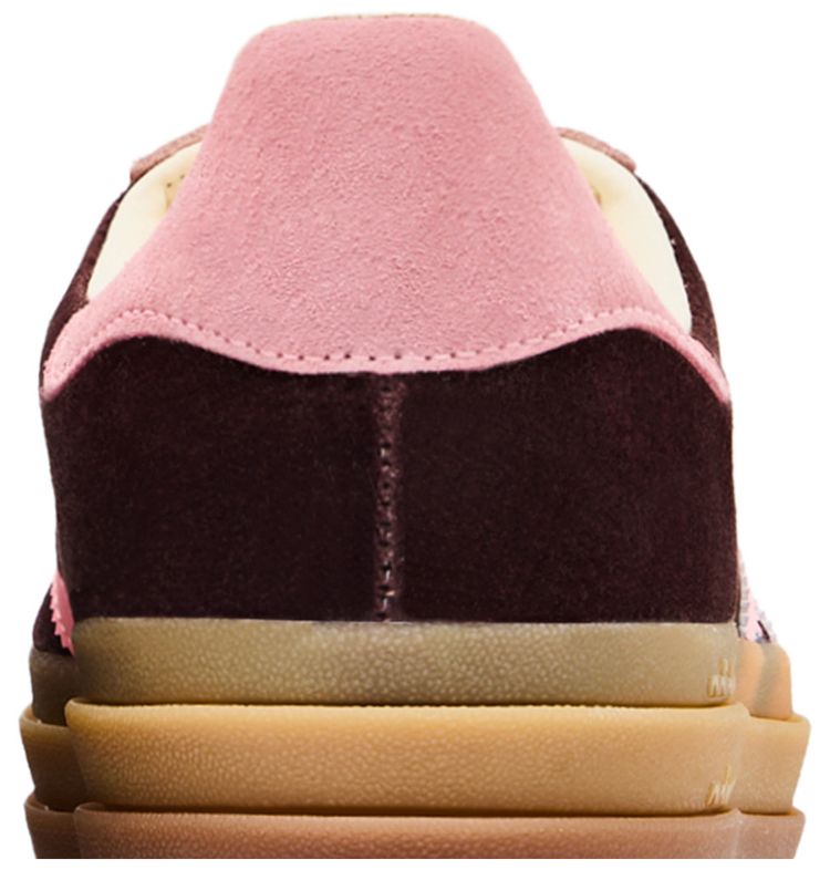 Adidas Wmns Gazelle Bold Shadow Brown Glow Pink Velvet