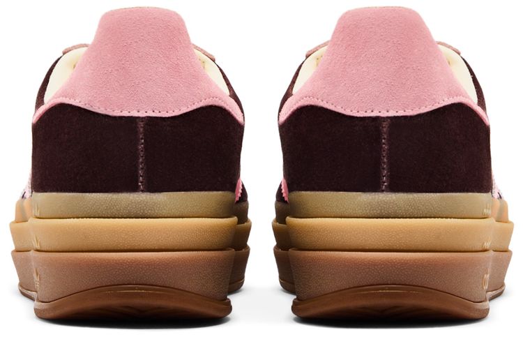 Adidas Wmns Gazelle Bold Shadow Brown Glow Pink Velvet