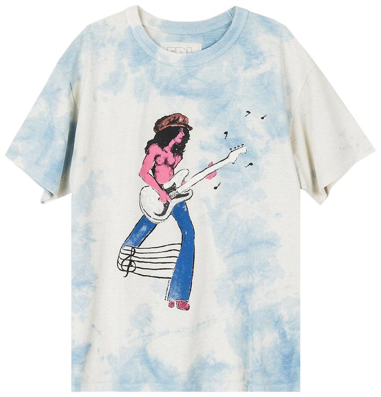 ERL Rocker T Shirt WhiteBlue
