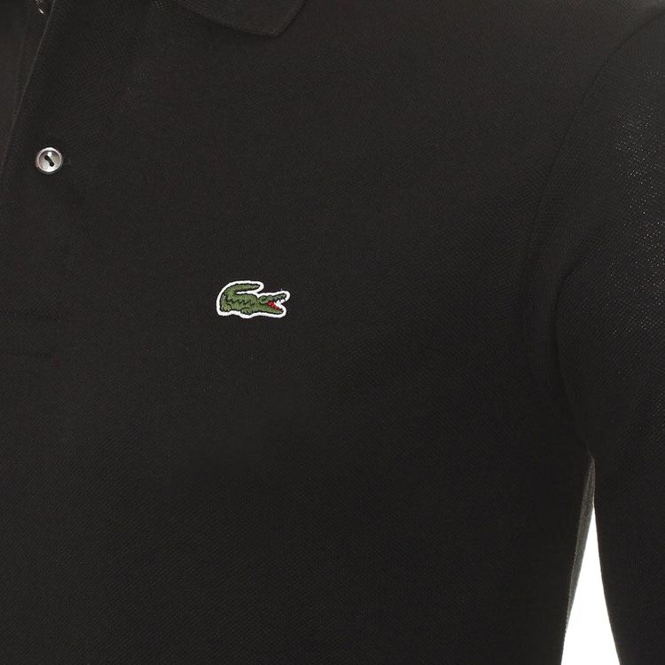 Lacoste Classic Fit Long Sleeve Polo Shirt Black