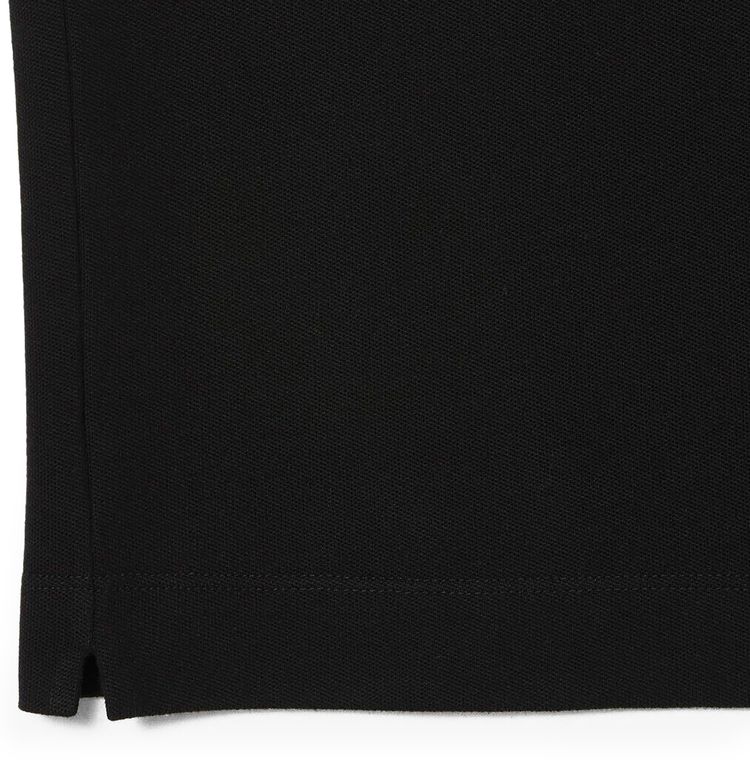 Lacoste Regular Fit Paris Stretch Pique Polo Shirt Black