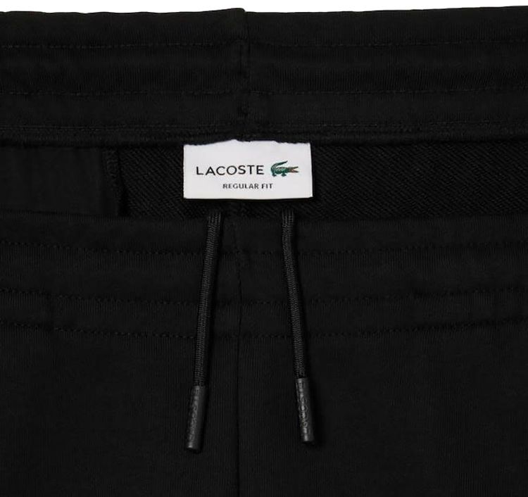 Lacoste Regular Fit Fleece Shorts Black