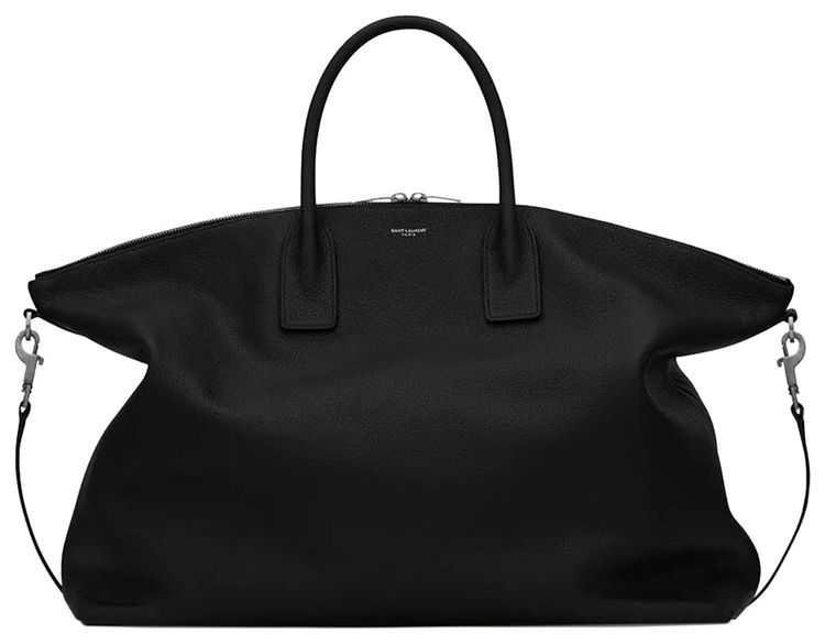 Saint Laurent Giant Bowling Tote Bag Black