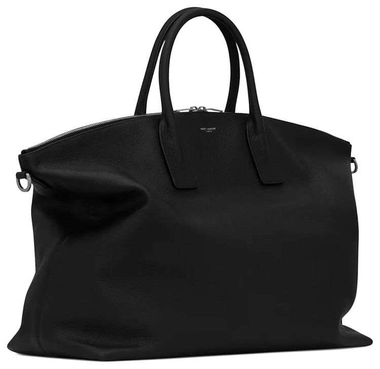 Saint Laurent Giant Bowling Tote Bag Black