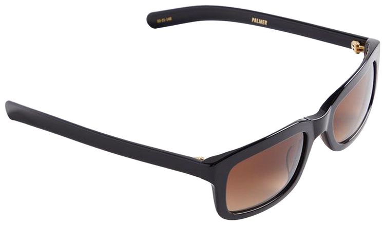 Flatlist Palmer Sunglasses Solid BlackBrown Gradient