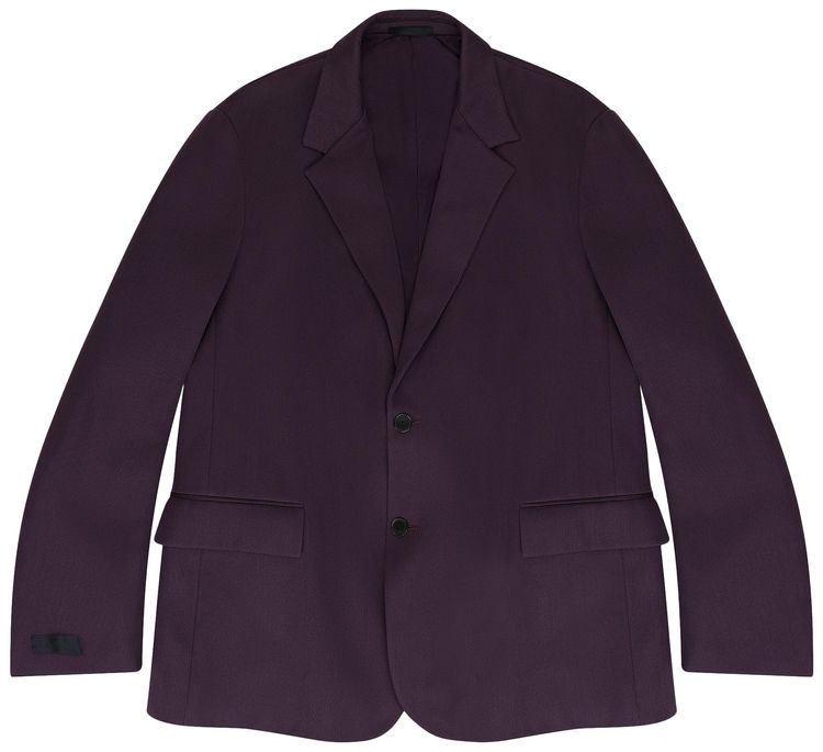 Lanvin Padded Single Breasted Jacket Black